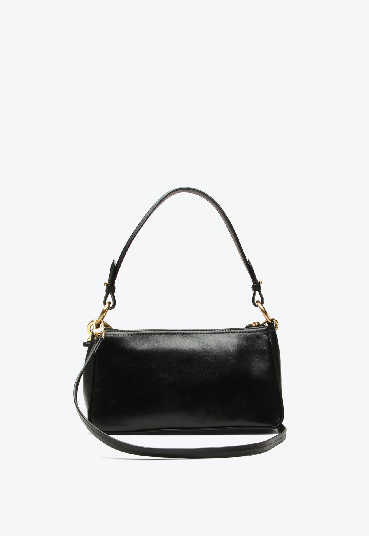 Bolsa Shoulder Charlotte Pequena Preto | Vicenza