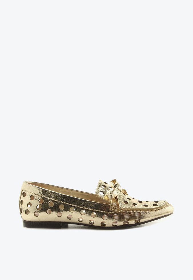 Mocassim Brescia Dourado
