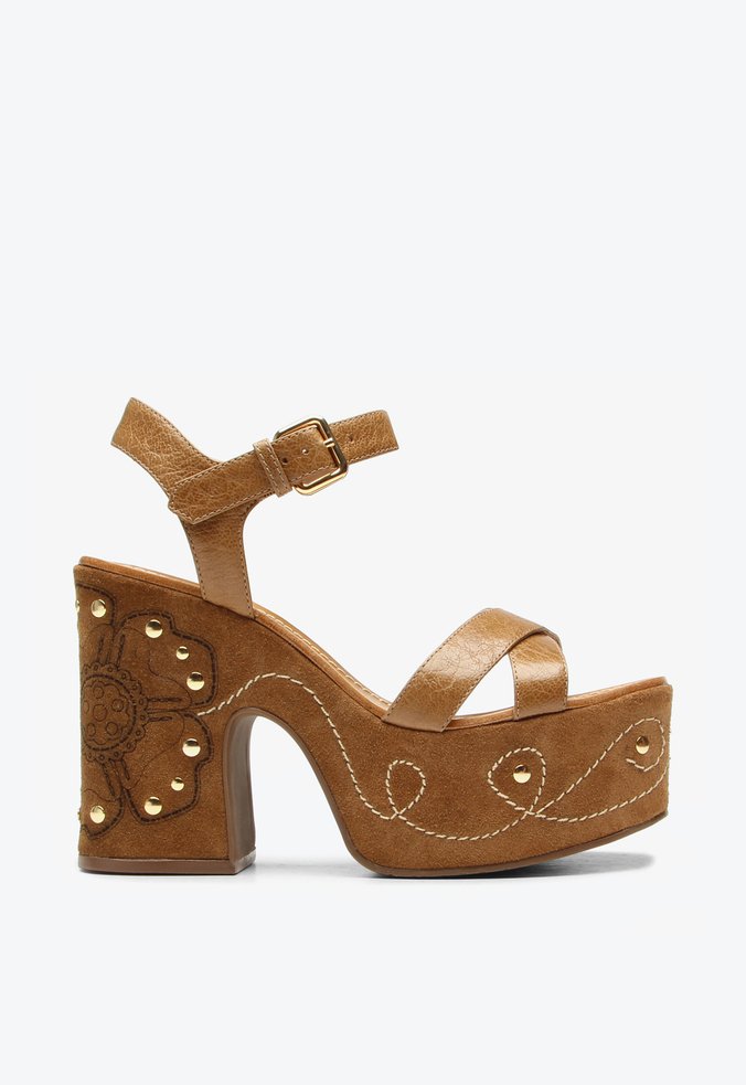 Sandália Meia Pata Savannah Caramelo
